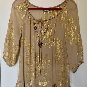 Hale Bob Lounge Silk Blouse